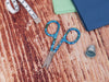Embroidery Scissors - Bee, Bird, Floral Woodblock