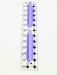 Magnetic Ruler Handle 5in Lilac
