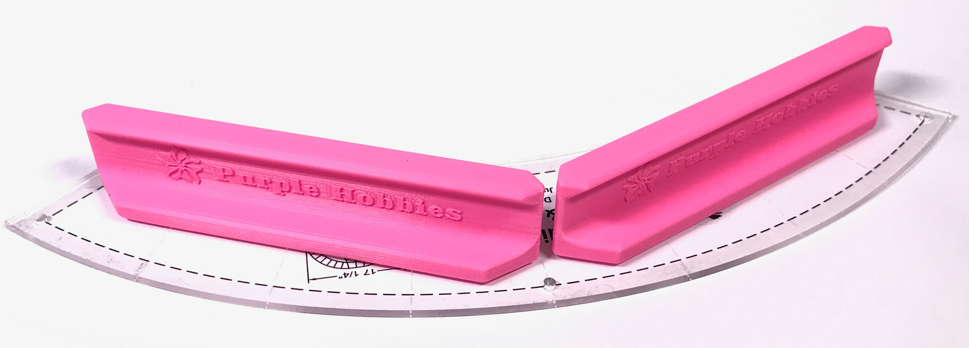 Magnetic Ruler Handle 5in Pink
