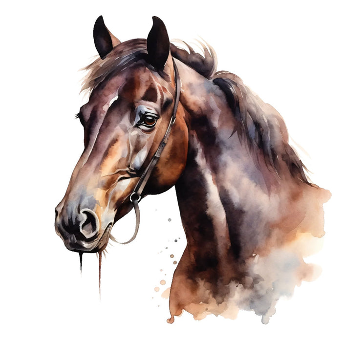 Majestic Horse Fabric Panel 16