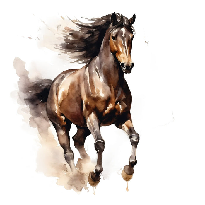 Majestic Horse Fabric Panel 17