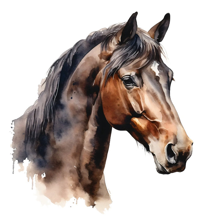 Majestic Horse Fabric Panel 18