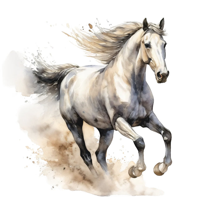 Majestic Horse Fabric Panel 25