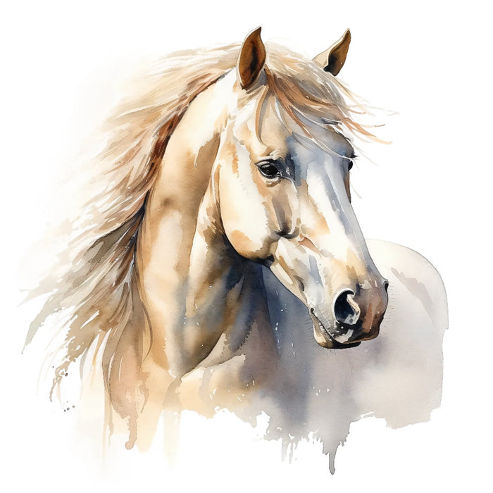 Majestic Horse Fabric Panel 30