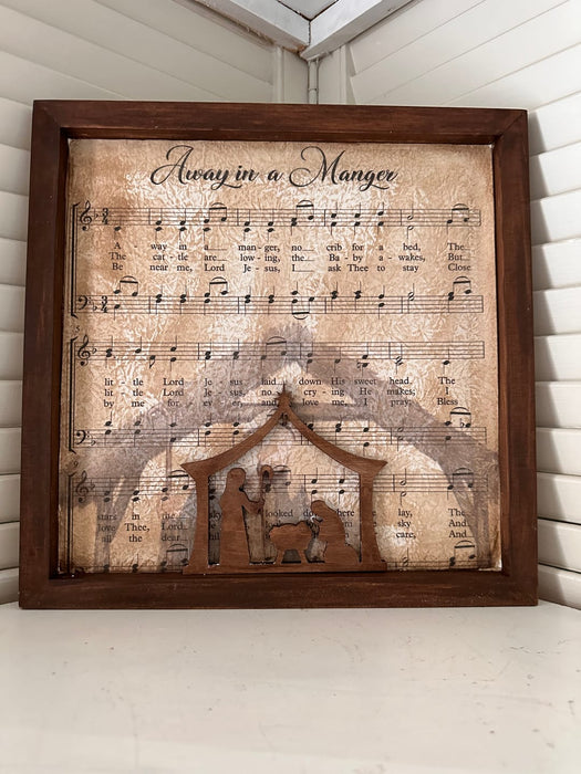Unfinished Wood Bethlehem Nativity Shape - Christmas - Craft - up to 46" DIY