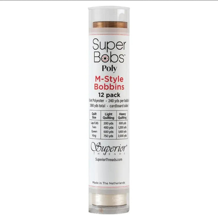 Neutral Super Bobs Poly Multicolor 12pk M-Style