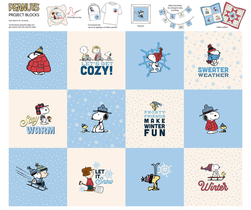 Peanuts Frosty Friends White Multi P1029-10