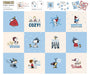 Peanuts Frosty Friends White Multi P1029-10