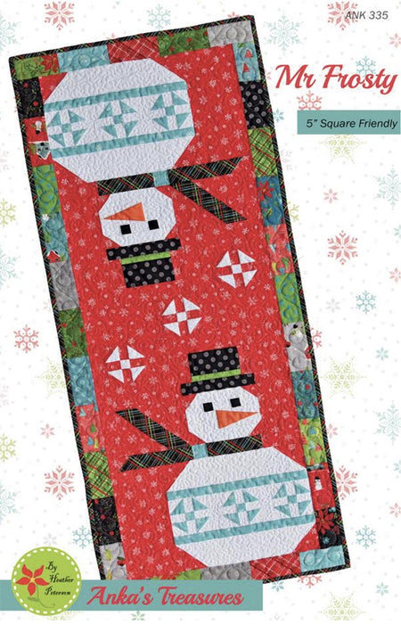 Heather Peterson Mr. Frosty Runner Pattern