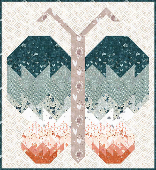 Ombre Butterfly Batik Quilt Kit