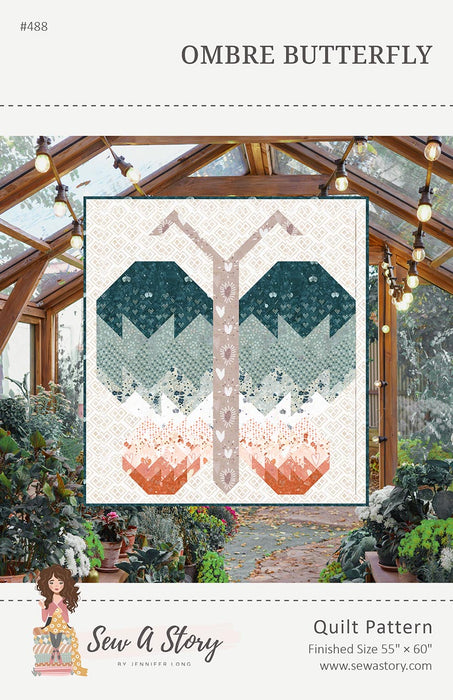Jennifer Long Ombre Butterfly Quilt Pattern