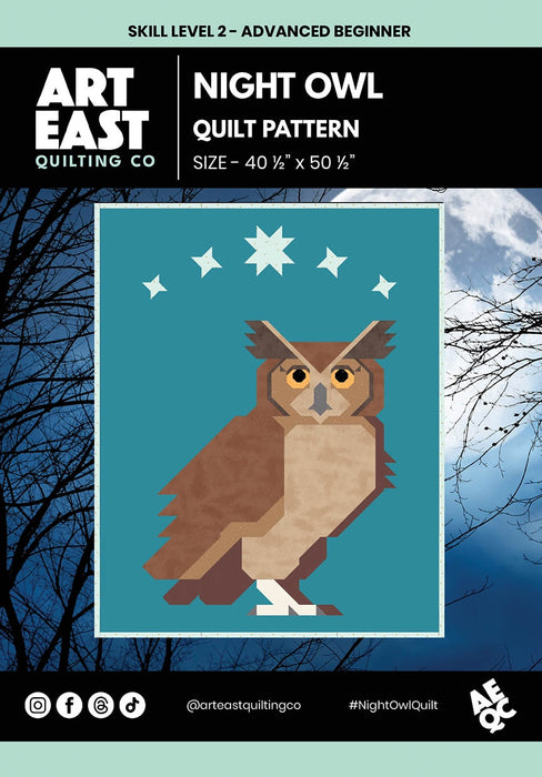 Art East Quilting Co. Night Owl Quilt Pattern