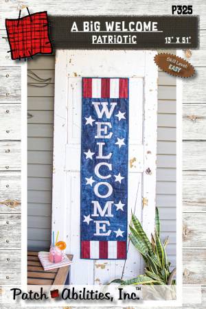 Patch Abilities A Big  Welcome Patriotic P325