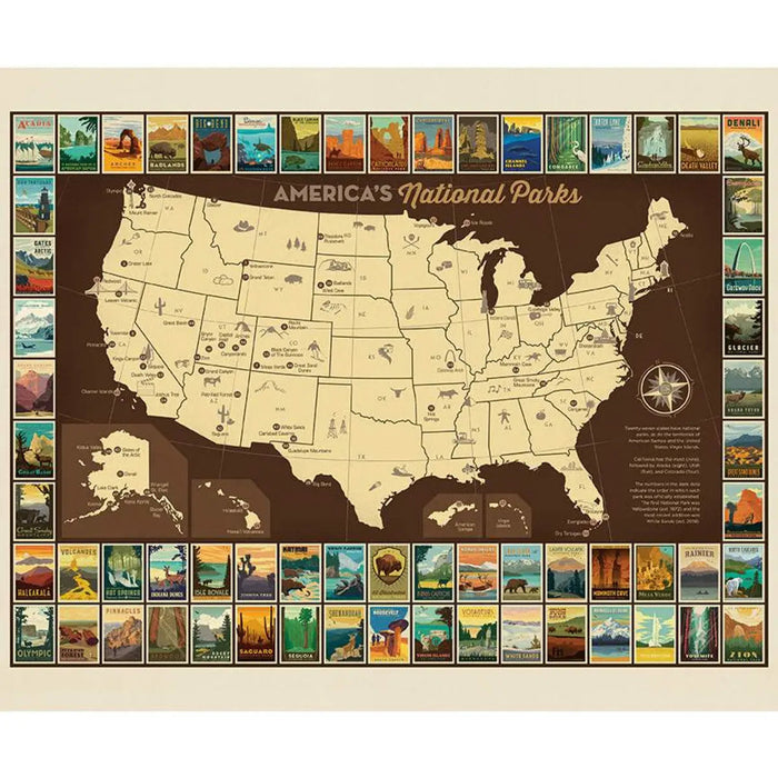 RB National Parks Poster Panel 36" x 43"