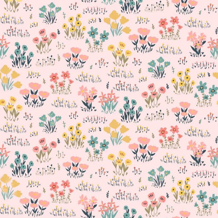 Painted Blossoms - Wild Flowers - Pink