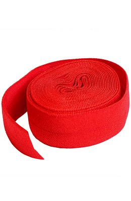 ByAnnie Fold-over Elastic 3/4in x 2yd Atom Red