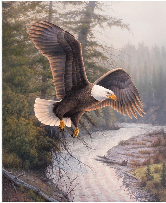 Majestic in Nature II Eagle Patriot Panel