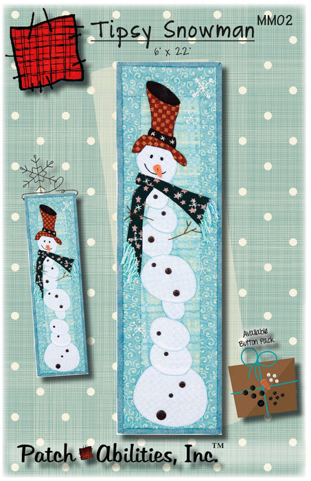 Tipsy Snowman Quilt Pattern