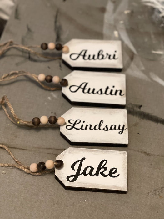 Unfinished Wood Price Tag Product Tag Silhouette - Craft- up to 46" DIY