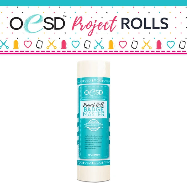OESD Project Roll Badge Master Wash Away