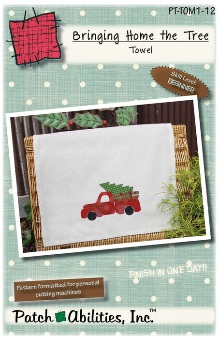 Bringing Home the Tree Towel Pattern