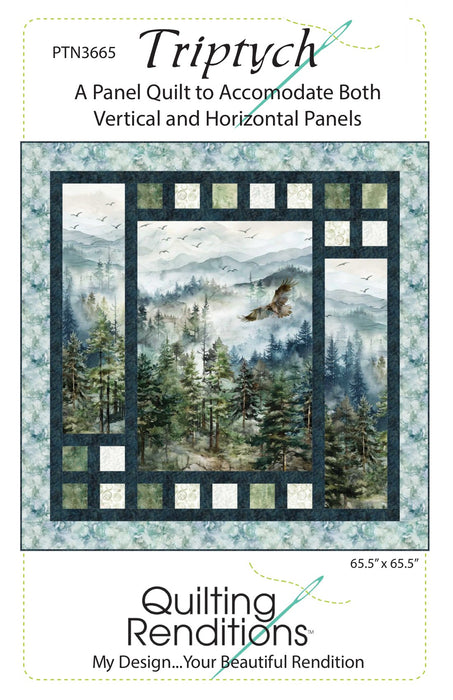 Triptych Quilt Pattern - Northcott Altitude - PTN3665