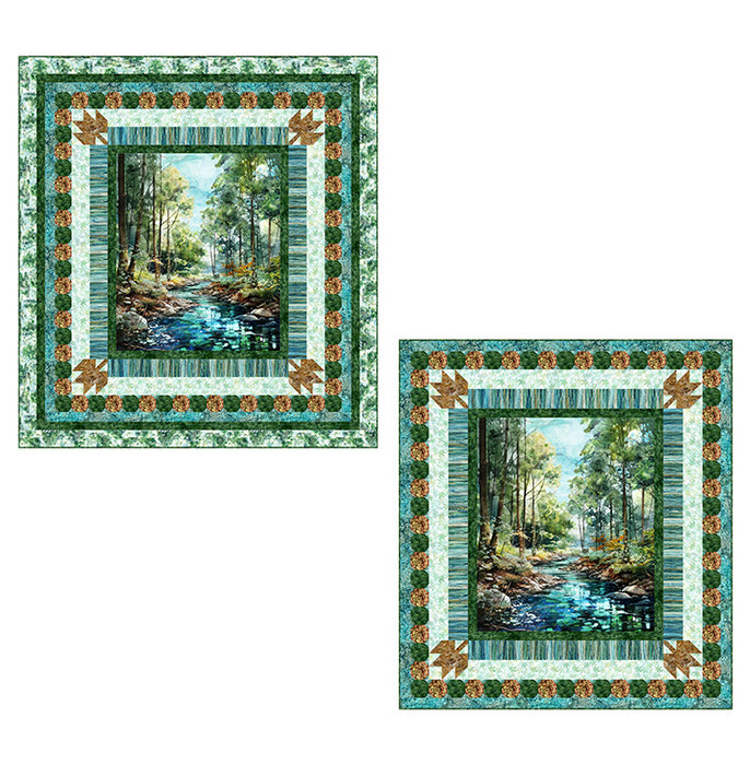 Placid Quilt Pattern - Northcott Serenity Springs