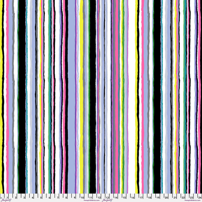 Echo Stripe Contrast Cotton 44"/46" Fabric Per Yard