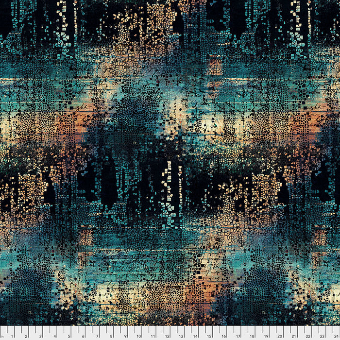 FS Abandoned Fractured Mosaic - Indigo Tim Holtz PWTH130