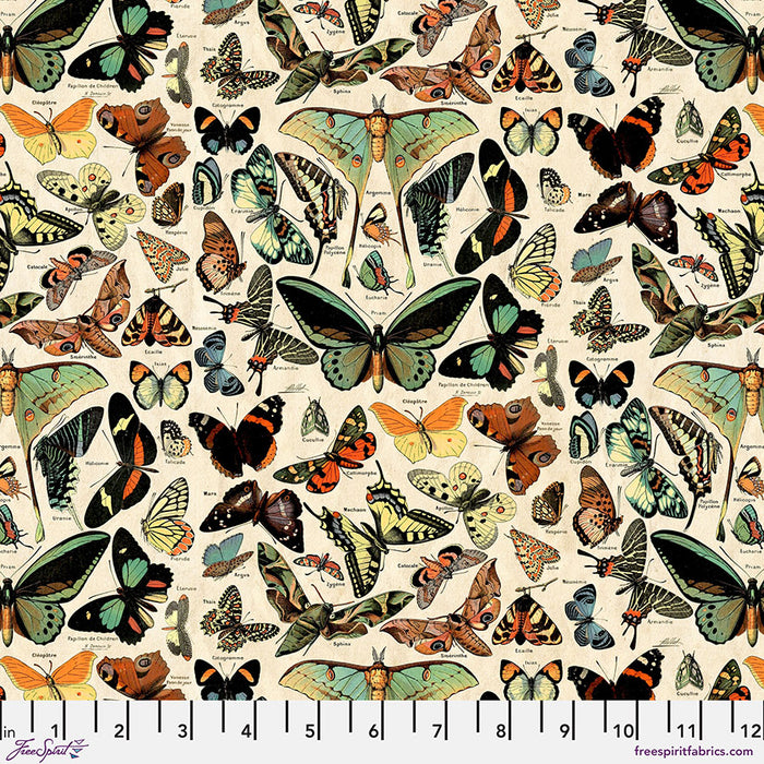FS Teal Butterflies Tim Holtz