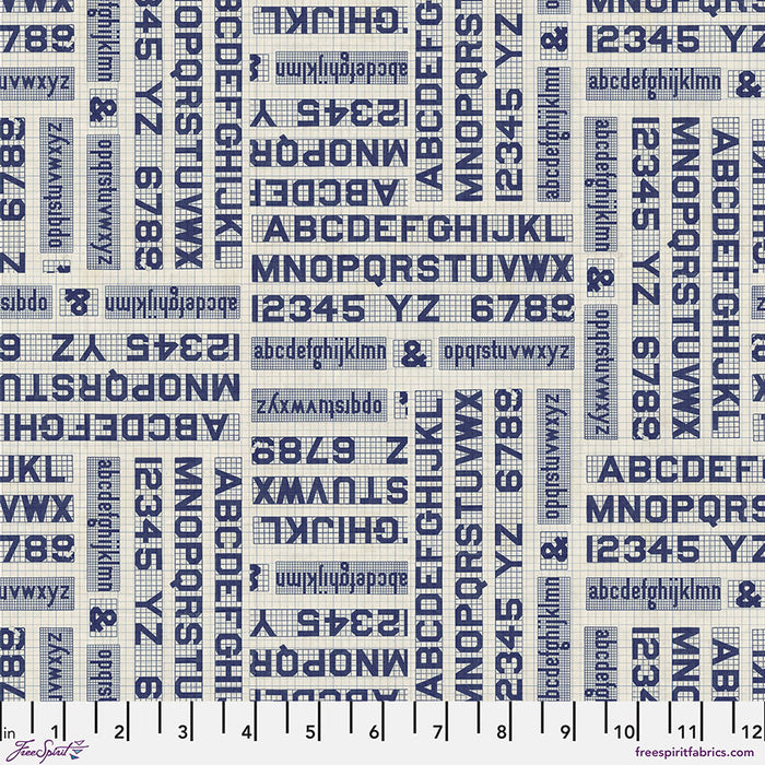FS Indigo Typography - Tim Holtz Palette Indigo