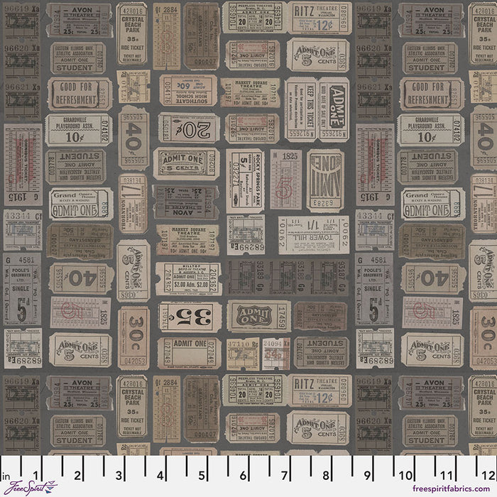 FS Charcoal Tickets - Charcoal || Palette Charcoal-Tim Holtz