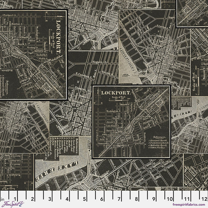 FS Charcoal Map - Charcoal || Palette Charcoal-Tim Holtz