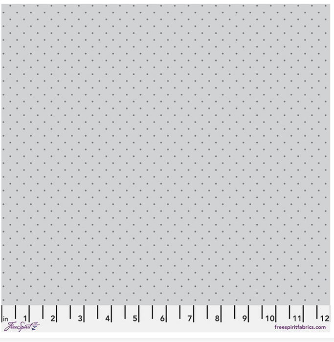 FS Graywork Tiny Dots-Fog-Tula Pink