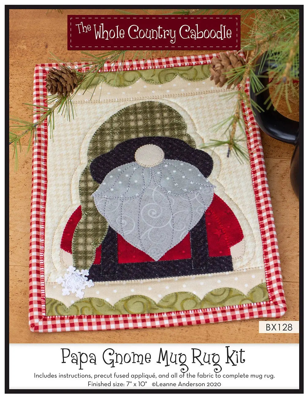 Papa Gnome Mug Rug Kit — High Country Quilts