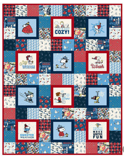 Peanuts Cozy Up Quilt Kit