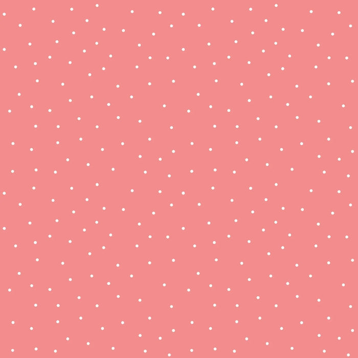 Pink Small Dot Cotton Wideback Fabric per yard