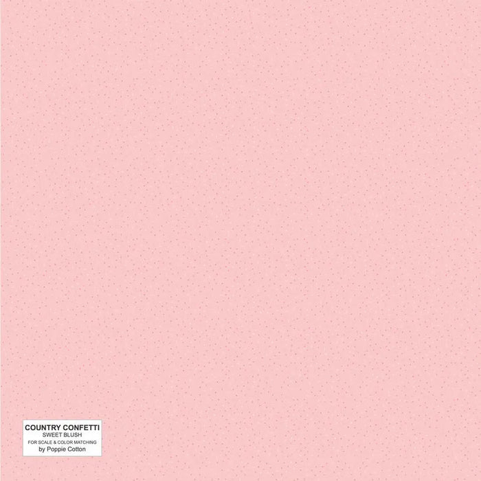 Pink Sweet Blush Cotton 44"/45" Fabric Per Yard