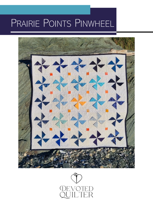 Prairie Points Pinwheel Downloadable Pattern
