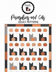 Pumpkins and Cats Quilt Pattern