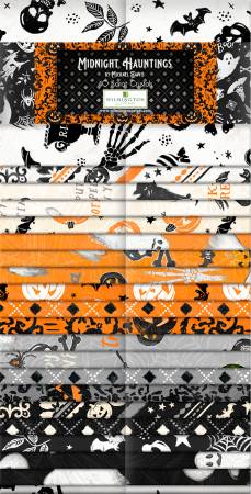 WL Midnight Hauntings, 2-1/2in Strips, 40pcs