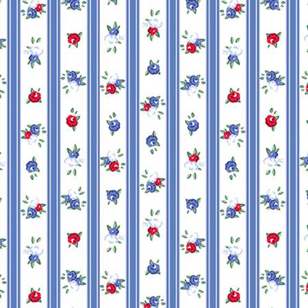 SF Blue Bonnet Cottage Rose Lane Nottinghill Quilting Cuddle