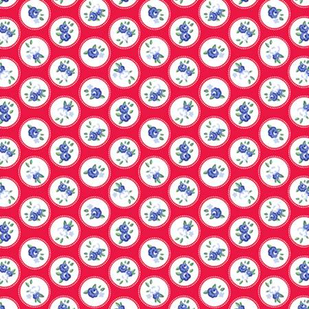 SF Candy Apple Cottage Rose Lane Windsor Quilting Cuddle