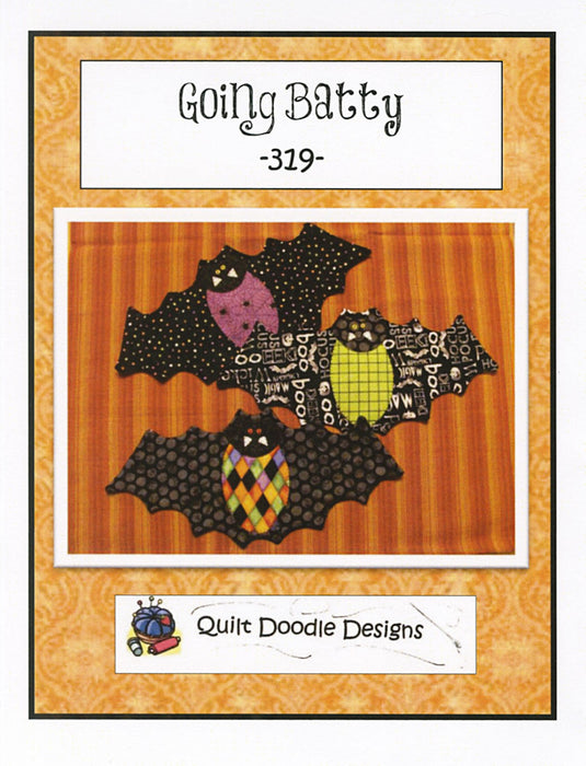 Going Batty Mug Mats Pattern