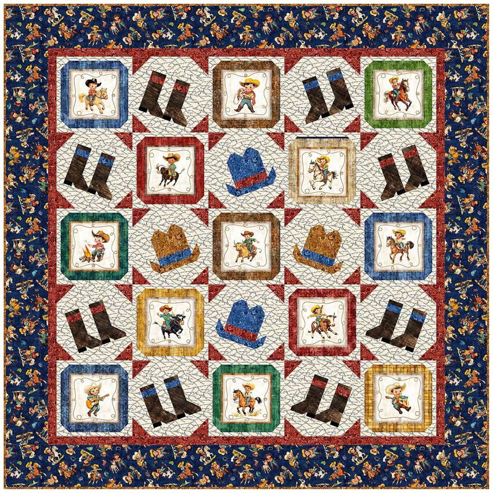 QT Fabrics - Yippie Ki Yay! Ready To Ride Pattern — High Country Quilts