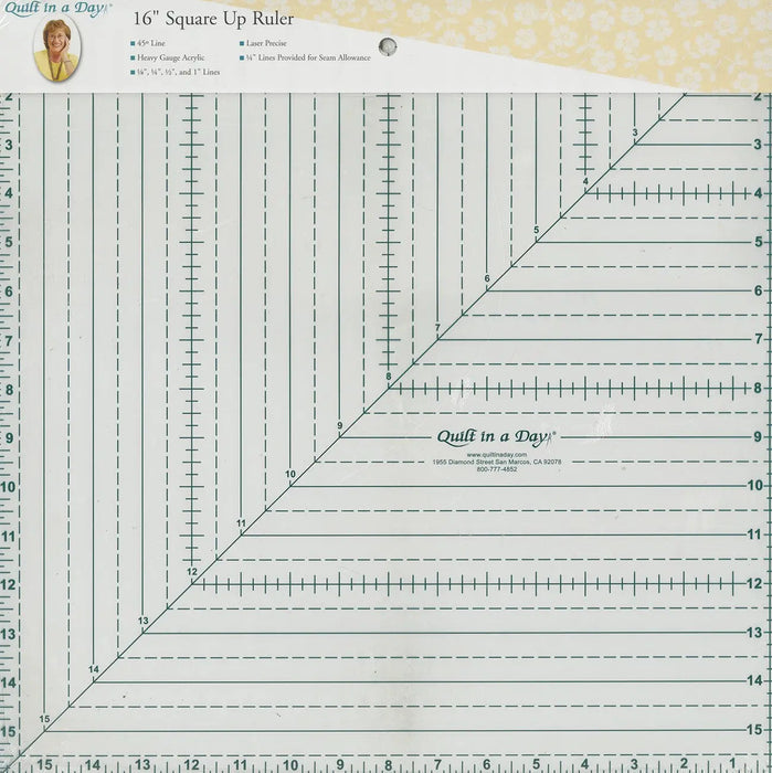 Quilt In A Day 16in Square Ruler