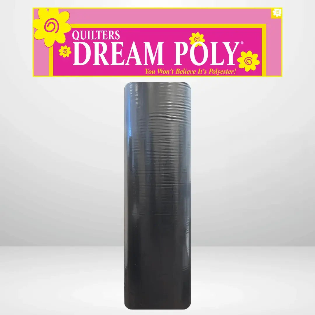 Quilters Dream Select Black Poly Batting Queen Roll - 93