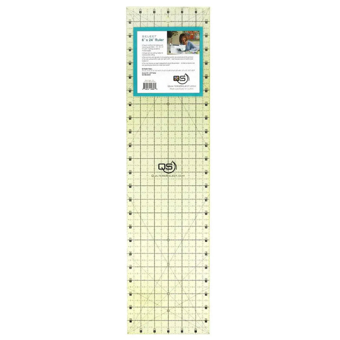Quilters Select Non-Slip Ruler 6"x 24"