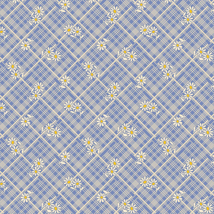 MF Aunt Grace Lattice Blue