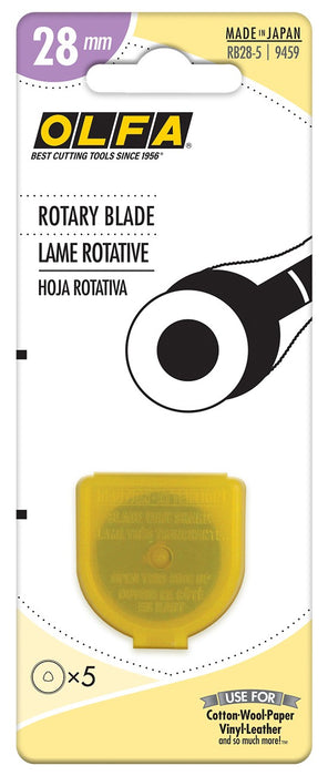 Olfa 28mm Rotary Blade-5pack